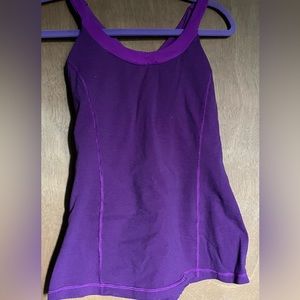 Lululemon Enhearten Tank Women’s Size L Violet black